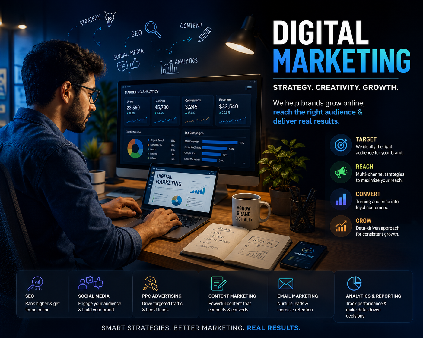 AdviseKraft digital campaigns